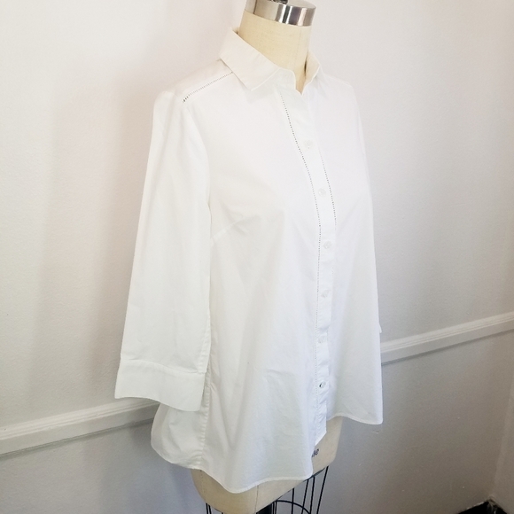 🌸 Kate Spade | Broome‎ Street White Buttondown shirt S - Picture 2 of 10